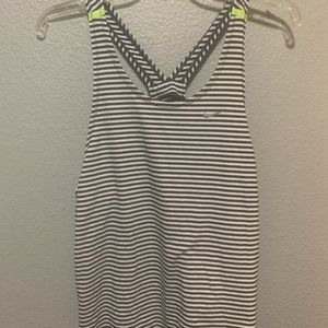 Nike striped workout tank
